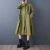Длинный рукав оверсайз винтажный повседневный свободный плащ осень-весна для женщин Верхняя одежда