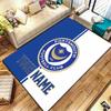Nautical Crest Shield Custom Name Carpet Rug For Living Room Bedroom Home Sofa Decoration Kids Play Nonslip Floor Mat