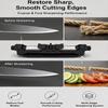 Knife sharpener, portable precision sharp knife sharpener, adventure sharp sharpening tool, with 15°/17°/25° adjustable angles
