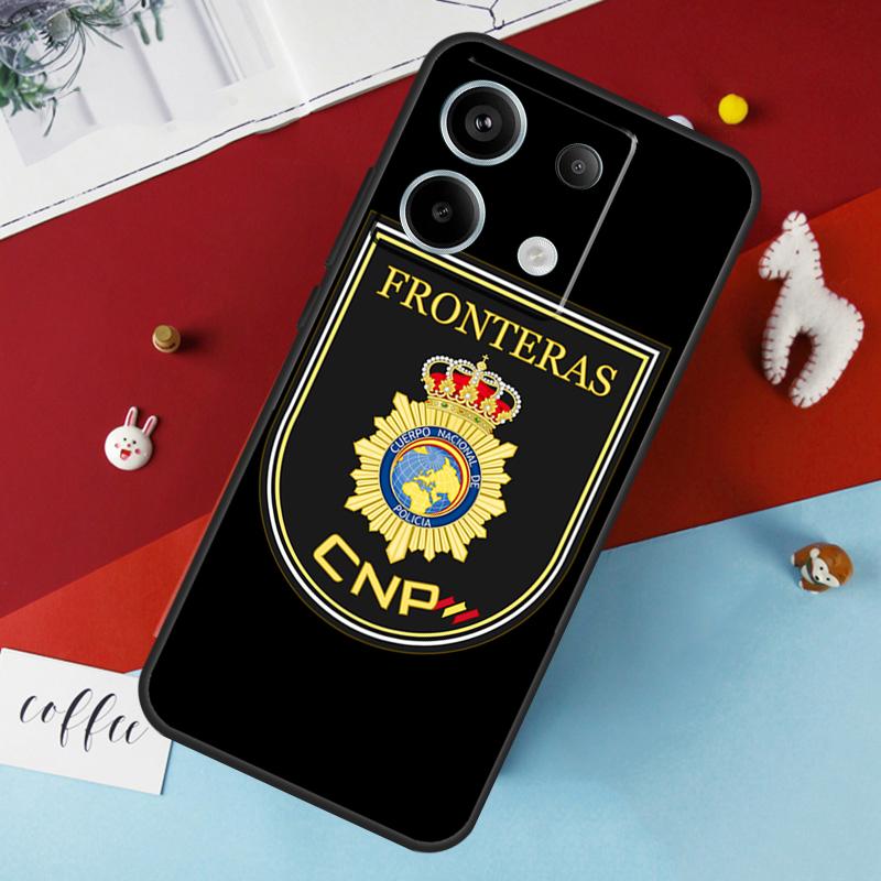 Чехол с логотипом Национальной полиции Испании для Xiaomi Redmi Note 13 12 10 8 9 11 Pro 12S 10S 11S Redmi 13C 10A 10C 9C 12C
