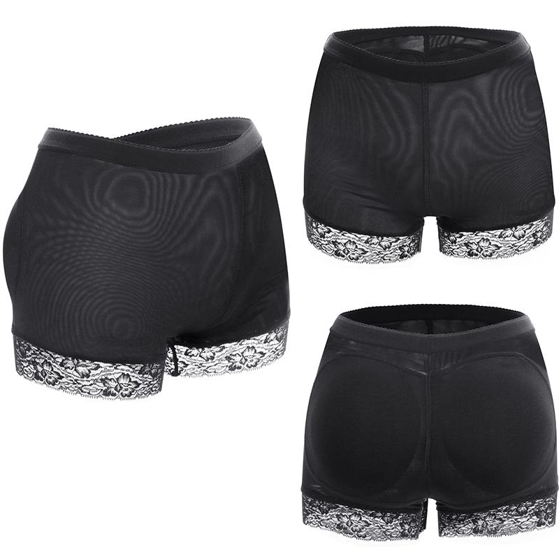 Женщины Body Shaper Ass Мягкие трусики для поднятия ягодиц Трусики для подъема бедер с подкладкой для задницы Нижнее белье Усилитель ягодиц Боксерские трусы Bum Push Up Boyshort