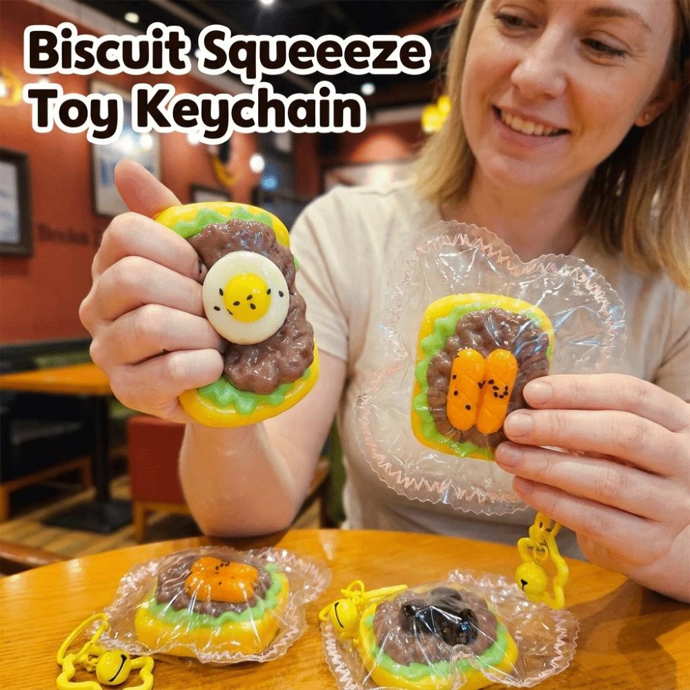 Quick Rebound Realistic Food Pinch Simulated Food Slow Rebound Pendant Fidget Toy Classroom