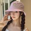 2024 милая шляпа-ведро с рисунком кота женская весна-лето тонкая солнцезащитная шляпа от солнца универсальная шляпа для бассейна