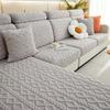 1pc Stretch Universal Sofa Cover Couch Cover For Pets,Velvet Sectional Couch Cover (Pillowcase, Backrest Need Bought Separately)