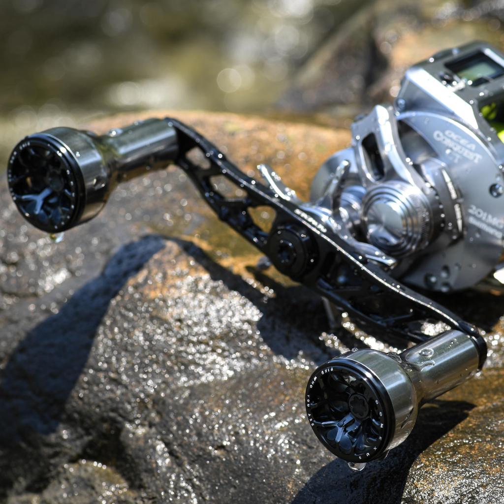 Gomexus Ультра Дюралюминиевая Рукоятка для Мультипликаторной Катушки с Длинной Рукояткой для Морского Легкого Джиггинга и Рыбалки Тайраббер, 120 мм,