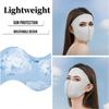 UPF 50+ Sun Protection Face Mask for Women Ice Silk Breathable UV Face Shield Mask Cover for Cycling Hiking Outdoor Sports