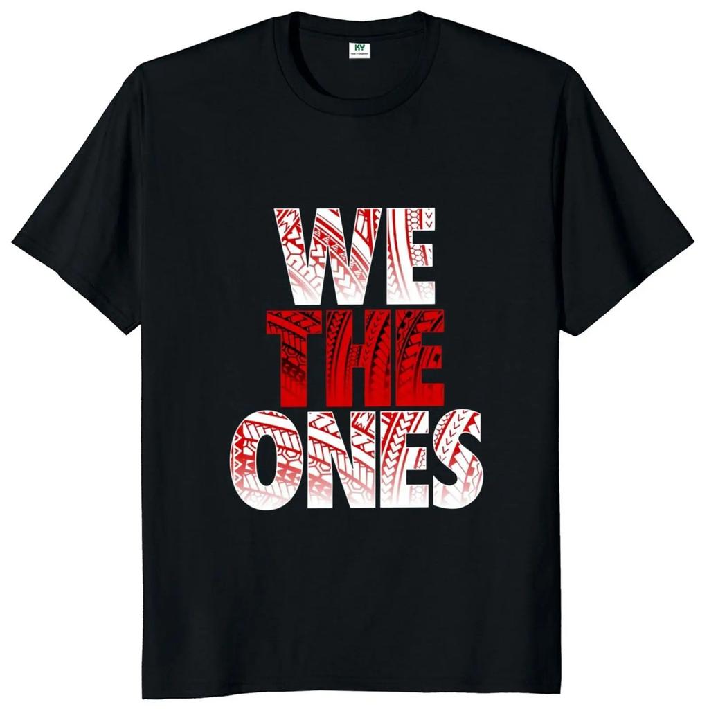 2024 Модная мужская футболка The Bloodline We The Ones с племенным принтом, летние футболки с коротким рукавом, модная женская одежда, топы