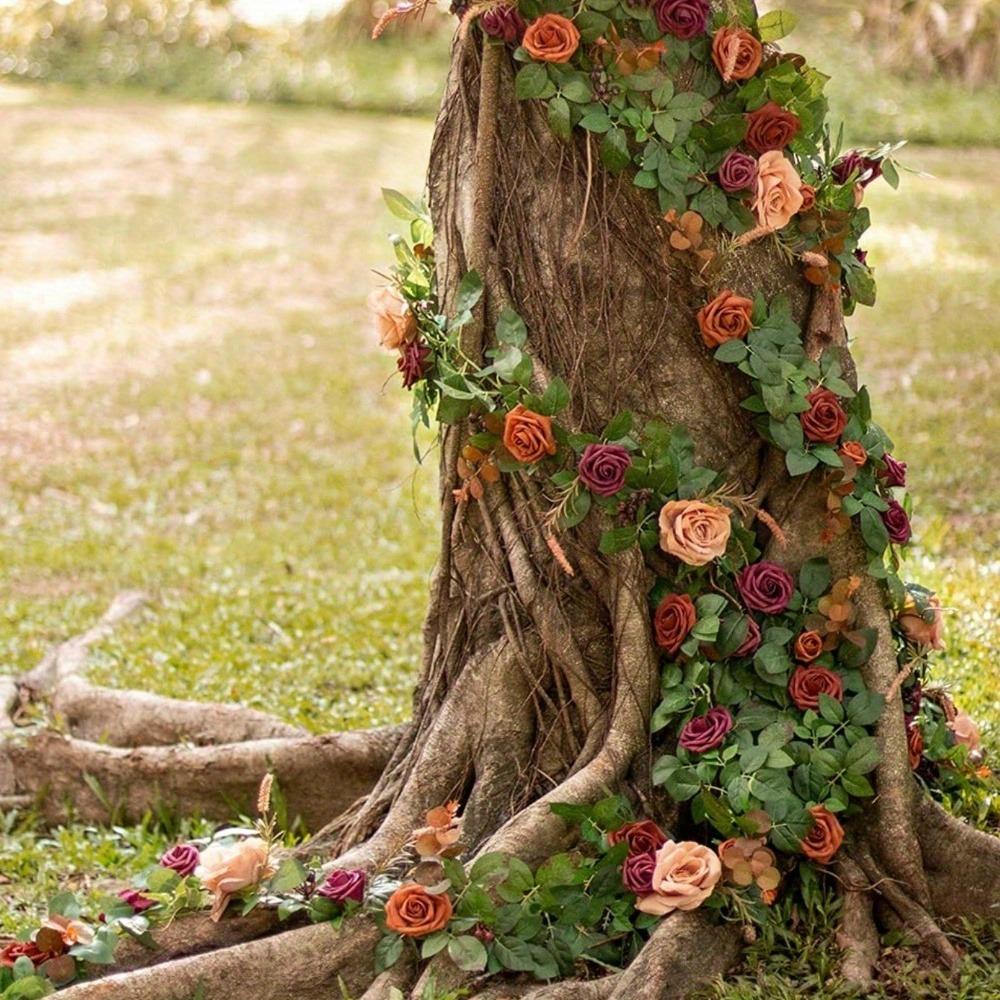 1,85 м Искусственная свадебная арка Цветы Гирлянда из роз Цветочные композиции Настольные центральные украшения Цветочная гирлянда Зеленая гирлянда Фон Настенный декор