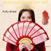 Tassel Fan Shape Red Envelope 6/10 Slots Blessing Pockets New Year Money Pocket  Celebration Party