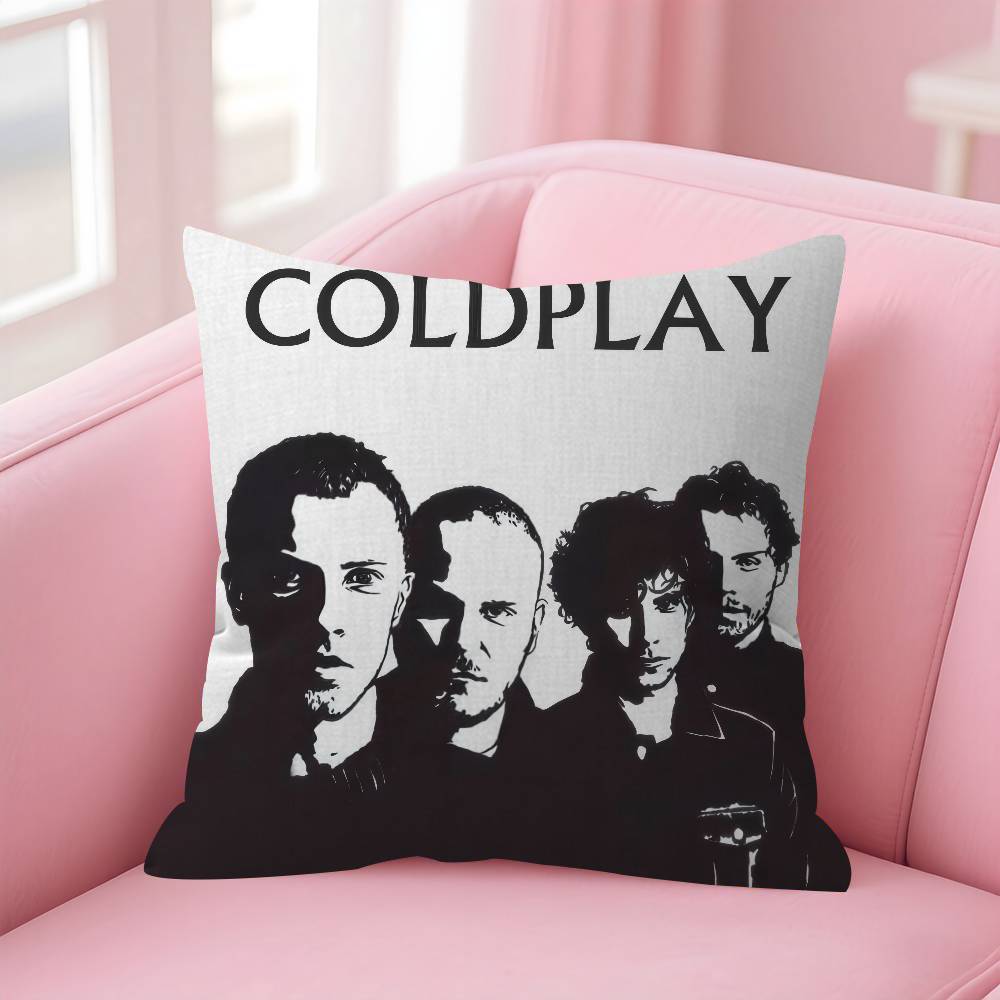 Полоса C-Coldplay Лунная Музыка Кленовый Дизайн Наволочка Счастливый Осенний Урожай Декор Праздничный Декор Наволочка
