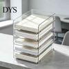 Stackable Desk Drawer Organizer Paper Letter Tray, Acrylic File Organizer, Clear Information Sorting Container Holder Sorter for Documents,