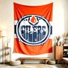 Edmonton Oilers (1) Tapestry Suitable For Decorating Homes Dorms And Bedrooms Soft To The Touch And A Perfect Gift For Friends And Family
