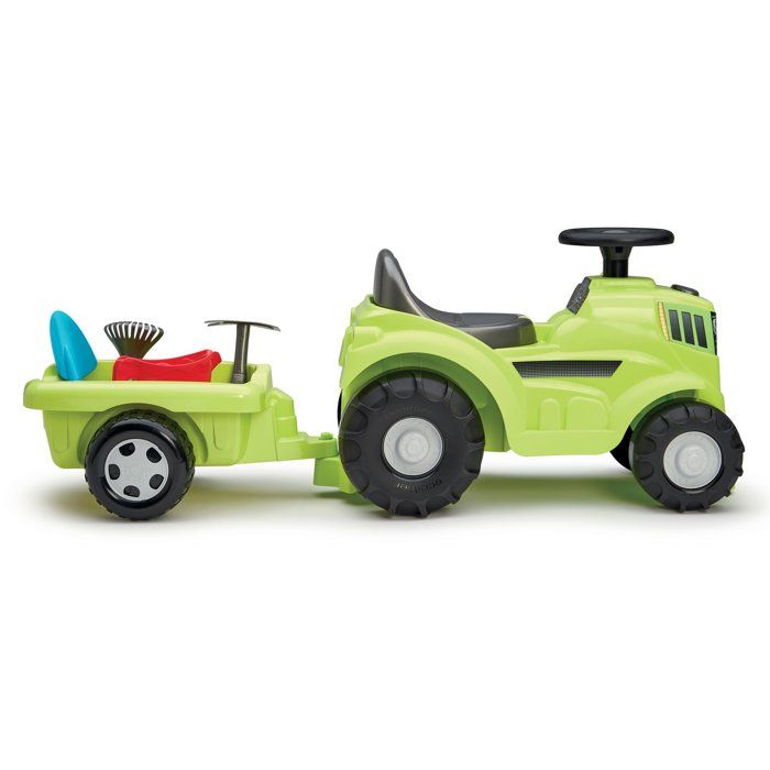 Porteur Tracteur remorque - ECOIFFIER - Siège inclinable - Accessoires de jardin - 12-36 mois