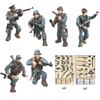 Вторая мировая война WW2 армия солдаты спецназ фигурки модель строительные блоки кирпичи детские игрушки подарок