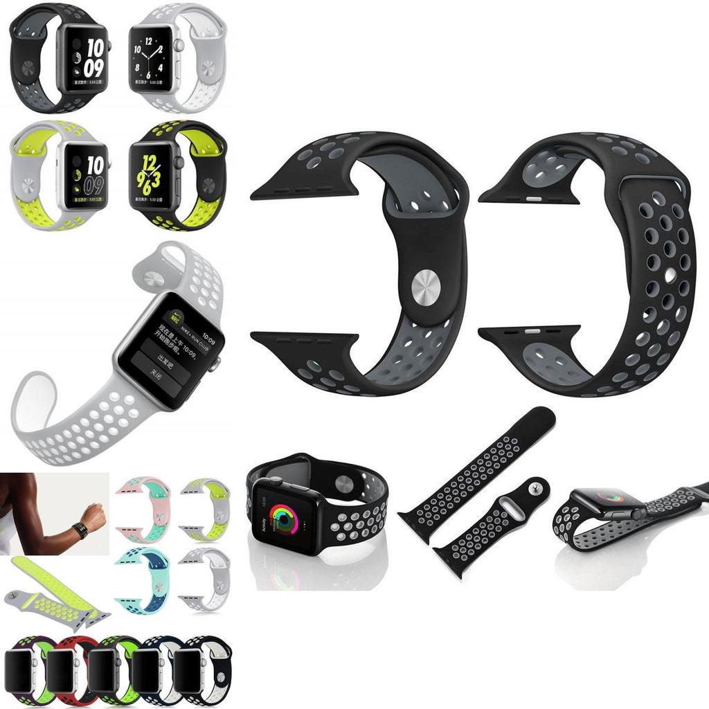 Premium Silicone Apple Watch Band Comfortable Sporty Design For Iwatch Series
