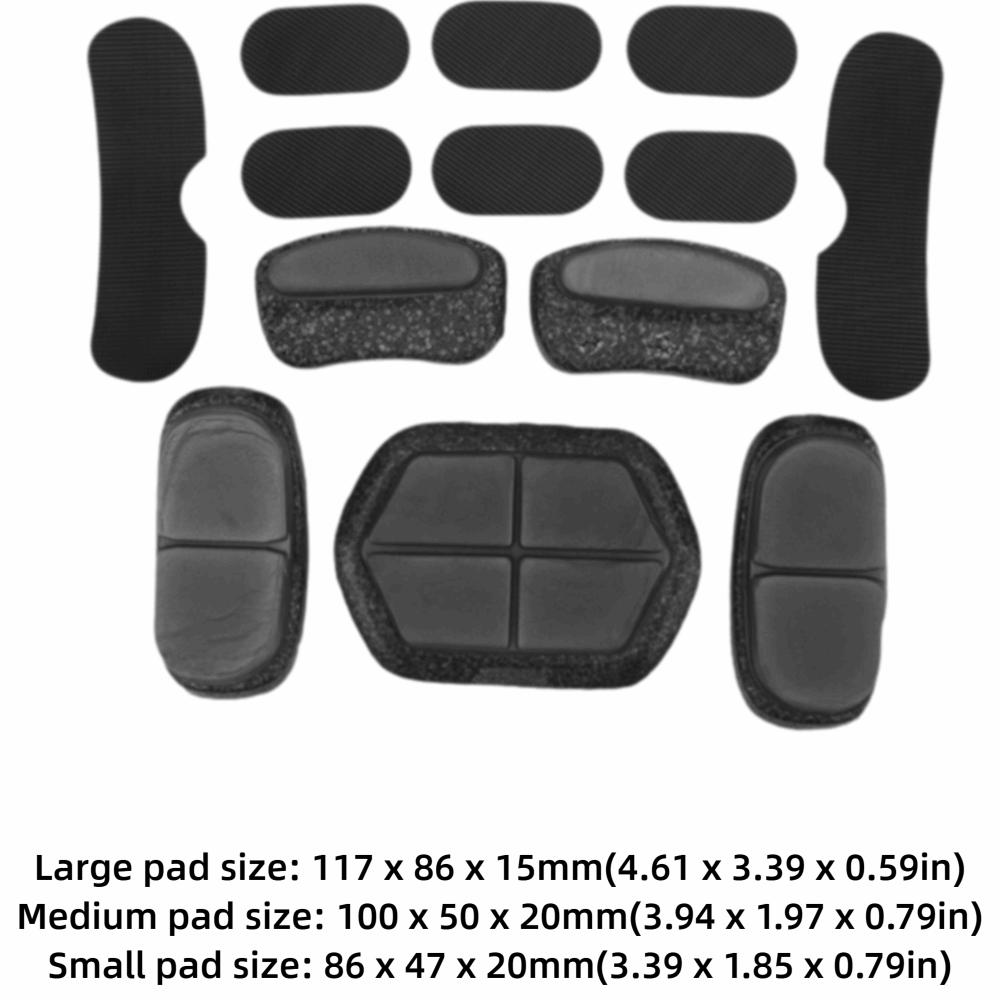 13 Pcs/Set Memory Foam Helmet Replacement Padding EPP Protective Cushion Outdoor Activities