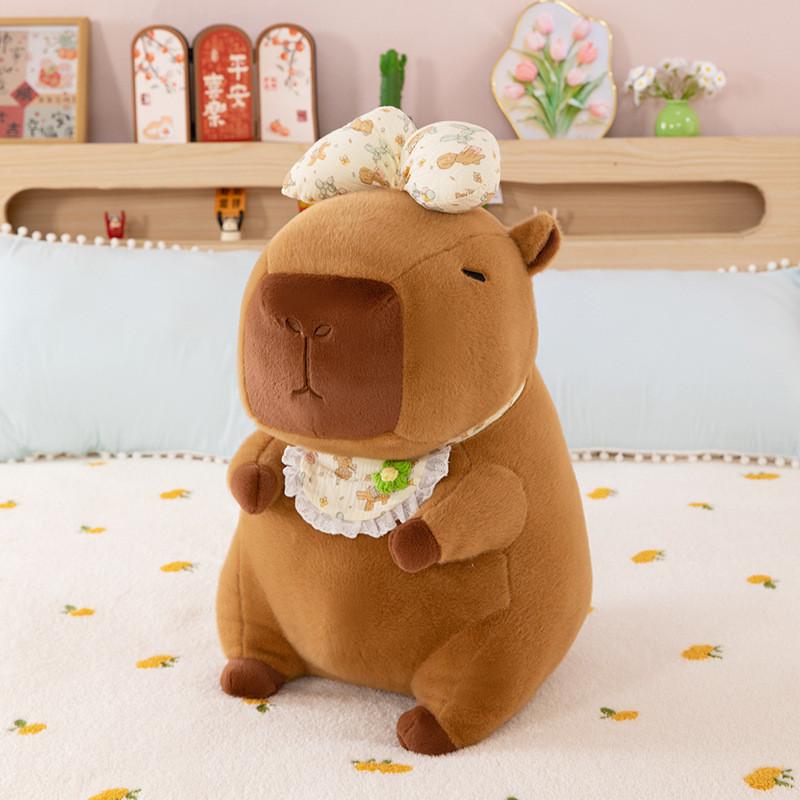 Capybara Backpack Plush Super Soft Stuffed Animal Creative Doll Unique Gift