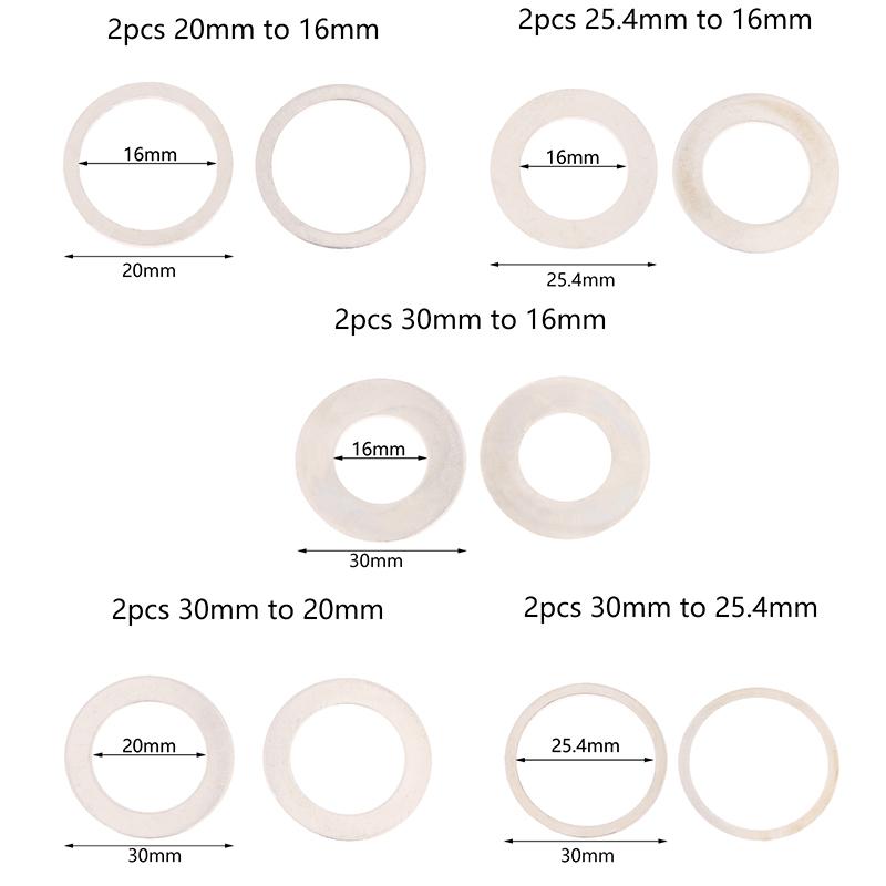 Woodworking Saw Blade Conversion Ring 16/20/25.4/30Mm Reducing Ring Conversion Washer Tct Cutting Disc Inner Hole Adapter Ring