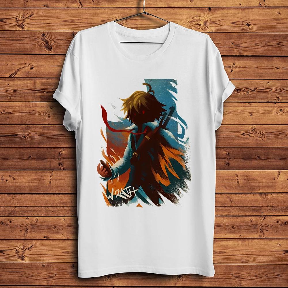 Unisexga MeliodasSin of WrathFunny Anime TShirtShort Sleeve Casual TeeUnisex Streetwear T ShirtBreathable Print nocracking