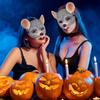 Пенопластовая маска-крыса 3D, половина лица, Косплей Реквизит Костюмы Аксессуары Маски Животных Мыши Маска для Косплея на Хэллоуин Вечеринка Реквизит