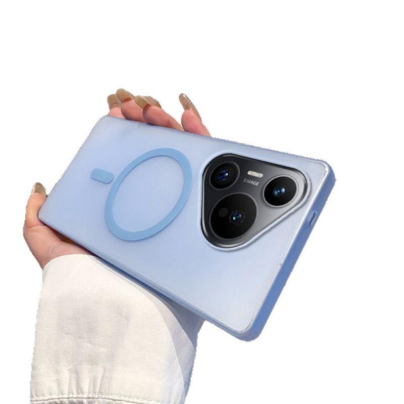Матовый магнитный чехол для Xiaomi 17 Прозрачная крышка с защитой от отпечатков пальцев Совместим с Redmi Note 15 Pro Xiaomi 14 Poco F8 X6 X7