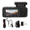 3 Channel Dash Camera 1080P 170 Degree Wide Angle APP Control Front Rear Car DVR with 2.0 Inch Screen