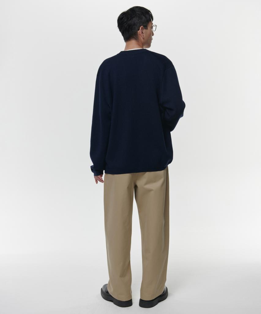 MUSINSA STANDARD Curved Wide Chino Pants [Beige]