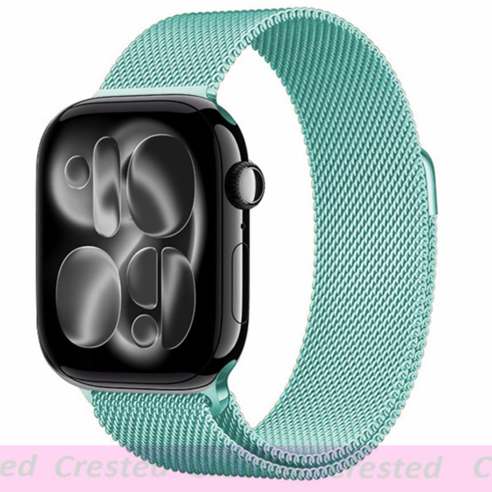 Strap For Apple Watch Band 46mm 44mm 45mm 40mm 42mm 41mm 49mm Milanese Loop correa Bracelet iWatch Series 11 10 Ultra 2 9 8 SE 3