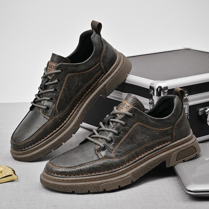 Мужская повседневная обувь ручной работы из натуральной кожи, модные дизайнерские кроссовки, удобные мужские туфли-оксфорды, горячая распродажа, мужские туфли для торжественных случаев