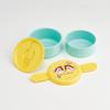 Skater Bento Box, 500ml, Two-Tier, Round, Rice Ball Case, Antibacterial, Made In Japan, Disney Cafe Retro, Chip & Dale Design, ONWR1AG-A