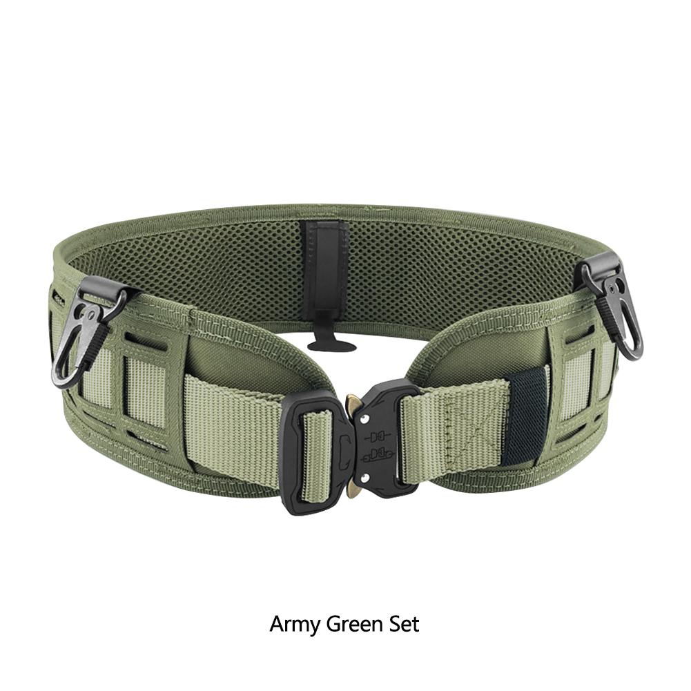 Многофункциональный военный тактический ремень, удобный ремень для страйкбола, армейский тренировочный мягкий ремень с мягкой подкладкой, боевой охотничий пояс GWEG