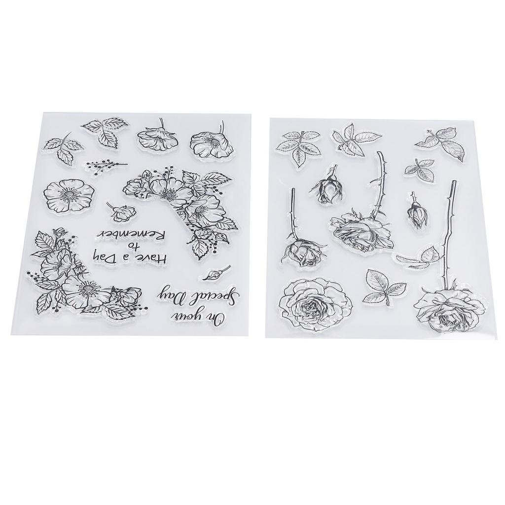 2 шт. Прозрачные штампы, безопасные многоразовые, интересные декоративные принадлежности для поделок для Invi