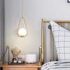 Креативная люстра для ресторана, Современный светлый люкс для бара, Одноламповая, Минималистичная спальня, Светильник для кабинета, Прикроватная люстра