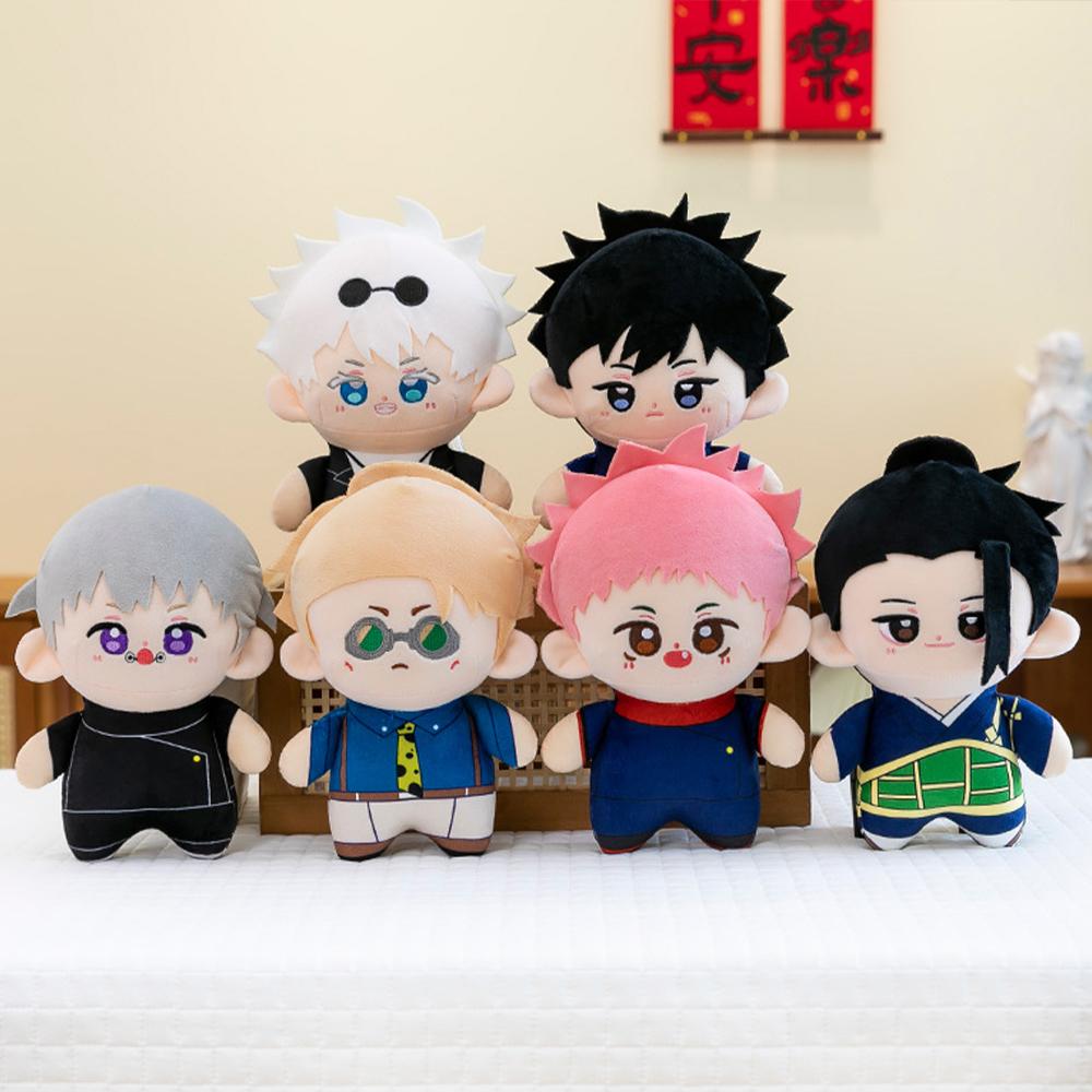 Аниме Jujutsu Kaisen Плюшевая игрушка Гэто Сугуру плюшевая фигурка Годзё Сатору Нанами Кэнто хлопковая кукла Итадори Юдзи плюшевая подушка набитая кукла Подарок