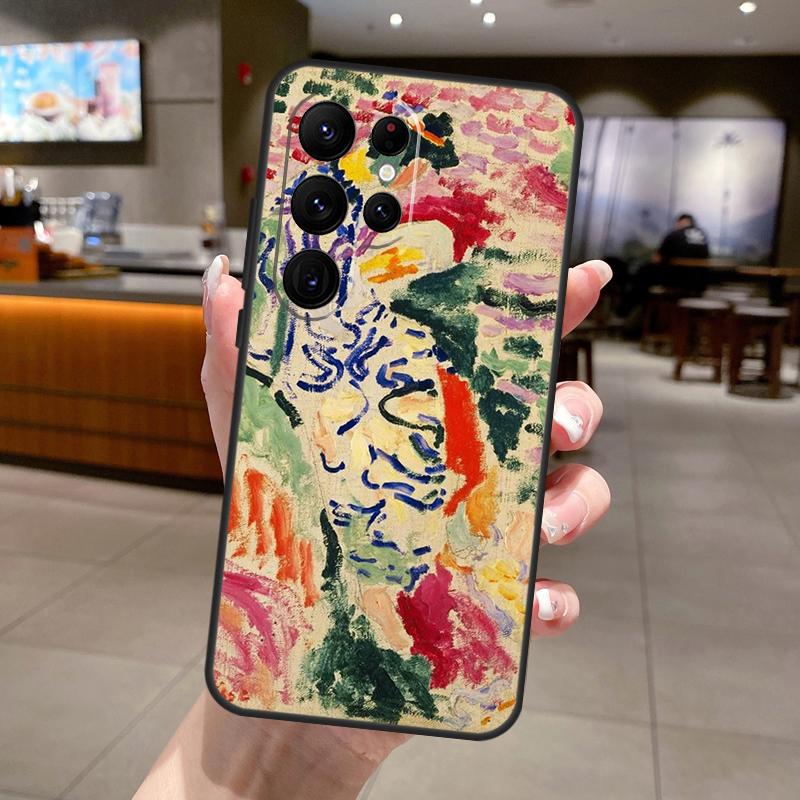 Henri Matisse Art Painting Phone Case For Samsung Galaxy S25 Ultra S24 S23 S22 S21 FE S9 S10 S20 Plus S24 FE Soft Cover