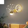Children's Room Wall Lamp Creative Astronaut Cartoon Astronaut Starry Sky Bedroom Bedside Lamp