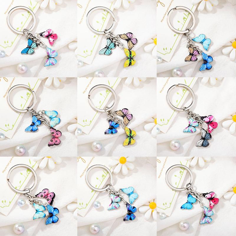 1шт сумка аксессуары бабочка брелок автомобильные брелки брелки брелок бабочка кулон