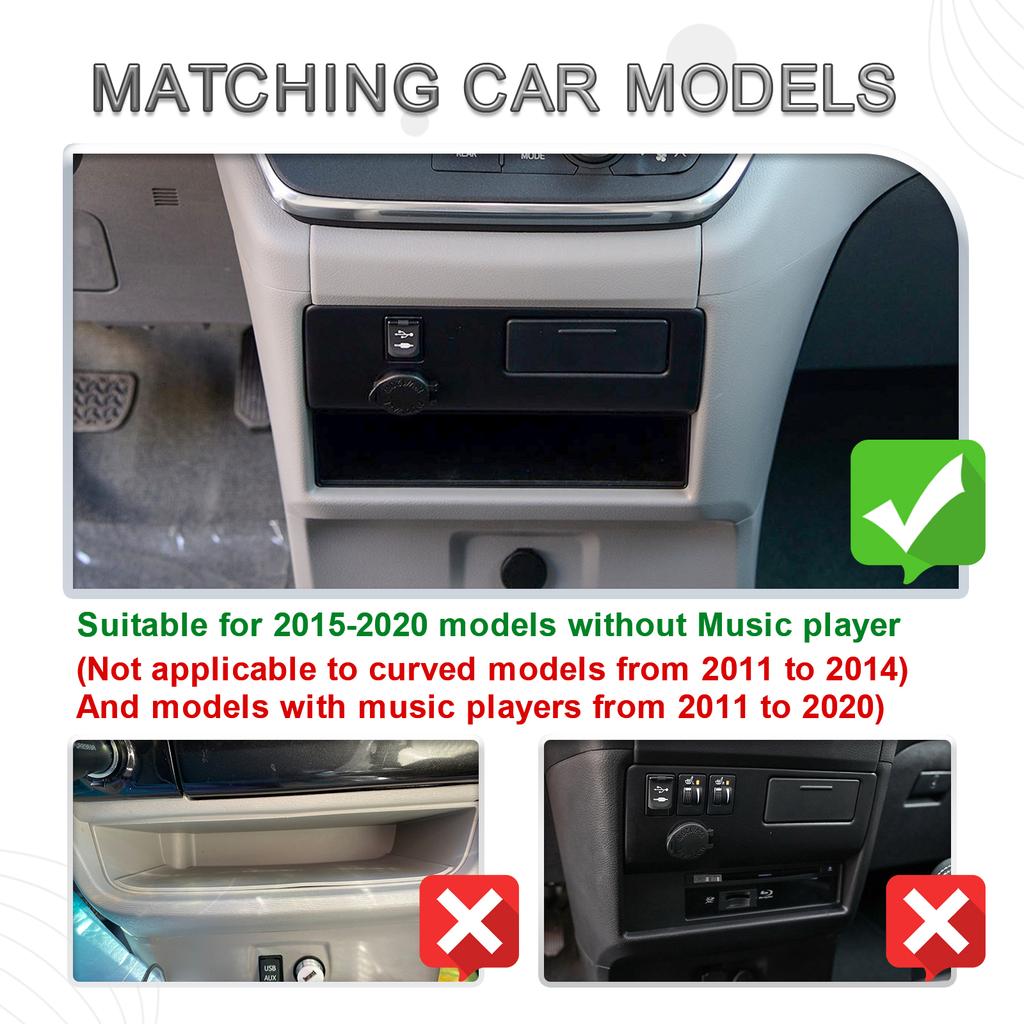 For Toyota Sienna 2015-2019 2020 Center Console Drawer Organizer Interior Center Console Drawer Tray Accessories Car Storage Box