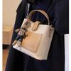 This Year, the Popular Bag Ladies 2025 New High-end Sense Versatile Wide Shoulder Strap Messenger Bag Commuter Portable Bucket Bag