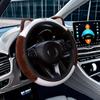 Аксессуары для автомобиля Kitten, плюшевый чехол на ручку автомобиля, новый чехол на руль для 14,5-15 дюймов