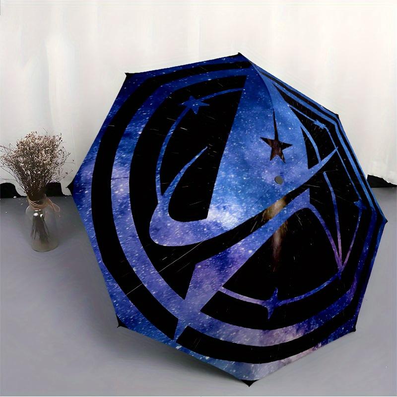 STAR TREK Self-Folding Umbrella,Travel Umbrella, Durable Plastic And Iron Frame, Suitable For Outdoor And Daily Necessities, a0818126