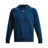 Solid Logo Drawstring Fleece Hoodie Men Hoodies Blue 1379757-426