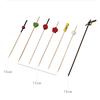 100pc  Pick Buffet Fruit Fork Party Dessert Stick Cocktail Skewer