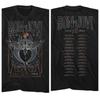 Мужская футболка Bon Jovi 93 KeepThe Faith Tour 100% ЧЕРНЫЙ ХЛОПОК Размеры SM5XL Унисекс футболка