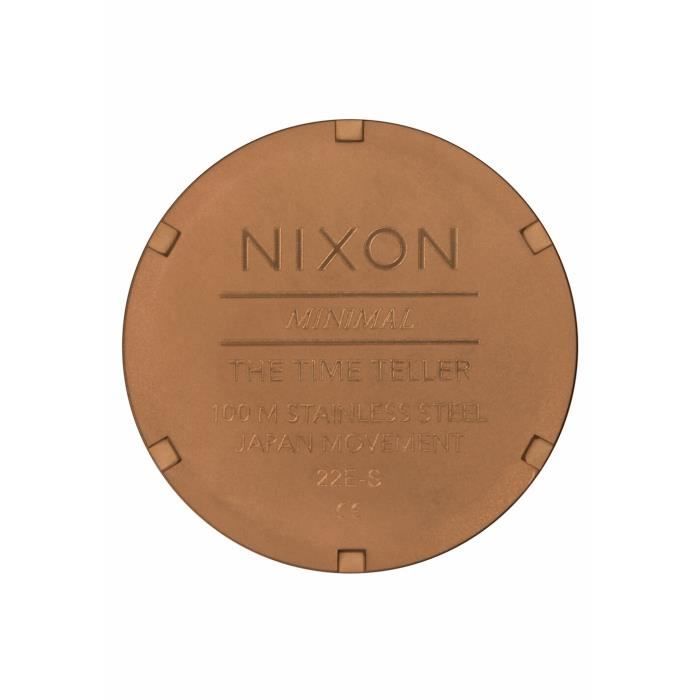 Montre - Nixon - Time Teller - Bronze/black - Étanchéité 10 ATM - Mouvement Quartz