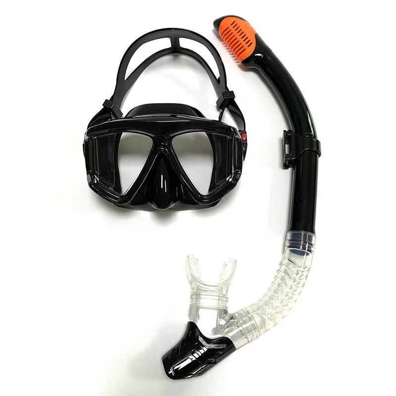 Snorkel Mask Set Silicone Scuba Diving Gear Anti-Fog Swimming Goggles Snorkeling Freediving