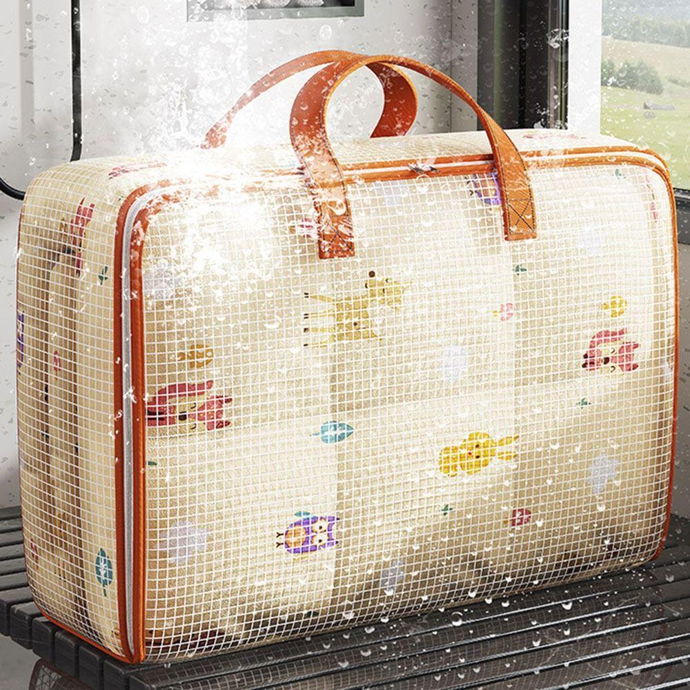 ПВХ Сумка для хранения одеял с ручками Складные корзины для хранения Тканевая сумка для хранения для шкафа