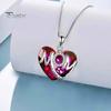 Женское ожерелье с подвеской в виде сверкающего сердца, регулируемая длина, подарок на день матери, ювелирные изделия, аксессуары