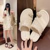 Summer Slippers Women Flat Luxury Outdoor Beach Flip Flops Female Sandals Trend Brand Design Slides Shoes Woman 2024