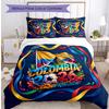 Colombia Football Printed Bedding 3 Piece Set Cozy Breathable Bed Cover Set as Housewarming Holiday Gift
